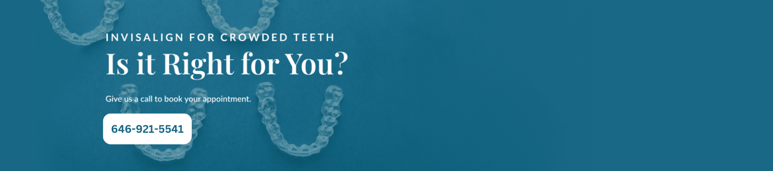 Invisalign for crowded teeth banner